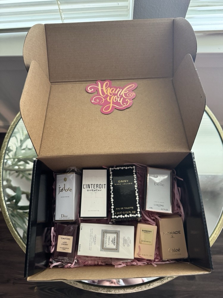 Dior Givenchy Marc Jacobs Perfume Miniature Collection Box Assorted Brands
