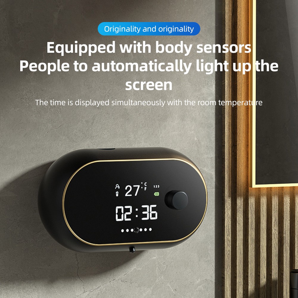 Automatic Foaming Hand Dispenser Touchless Wall Mount Upgrade Horizontal