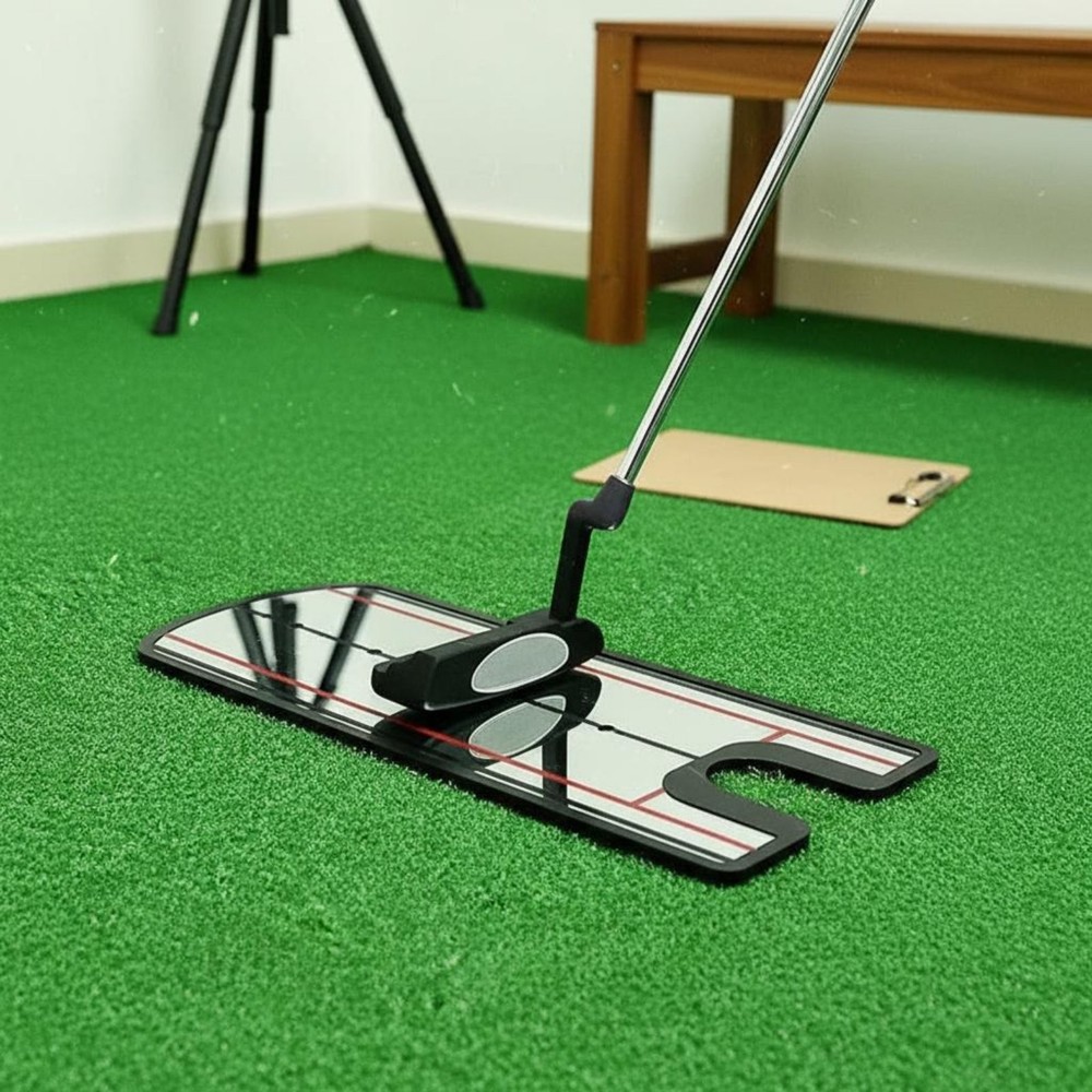 Golf Putting Mirror Reflective Surface Putting Mirror for Driving Range