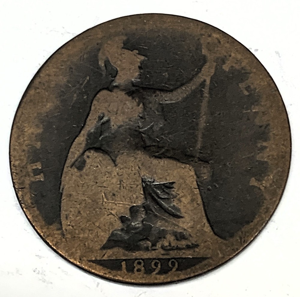 # C452    GREAT BRITAIN     COIN,     HALF  PENNY    1899