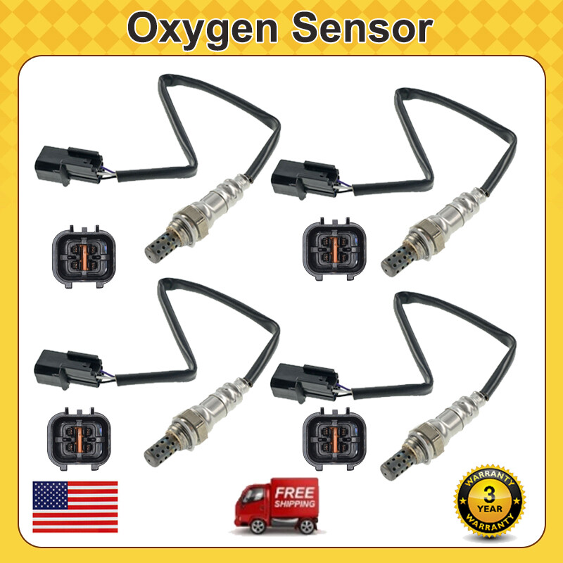 4pcs Up+Downstream Oxygen Sensor for Hyundai 2011-2016 Equus 2009-2016 Genesis