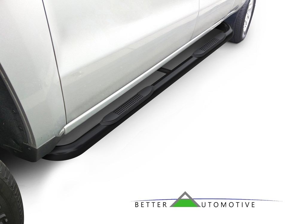 3" Side Steps for 01-18 Silverado 1500 Crew Cab Nerf Bars Running Boards Black