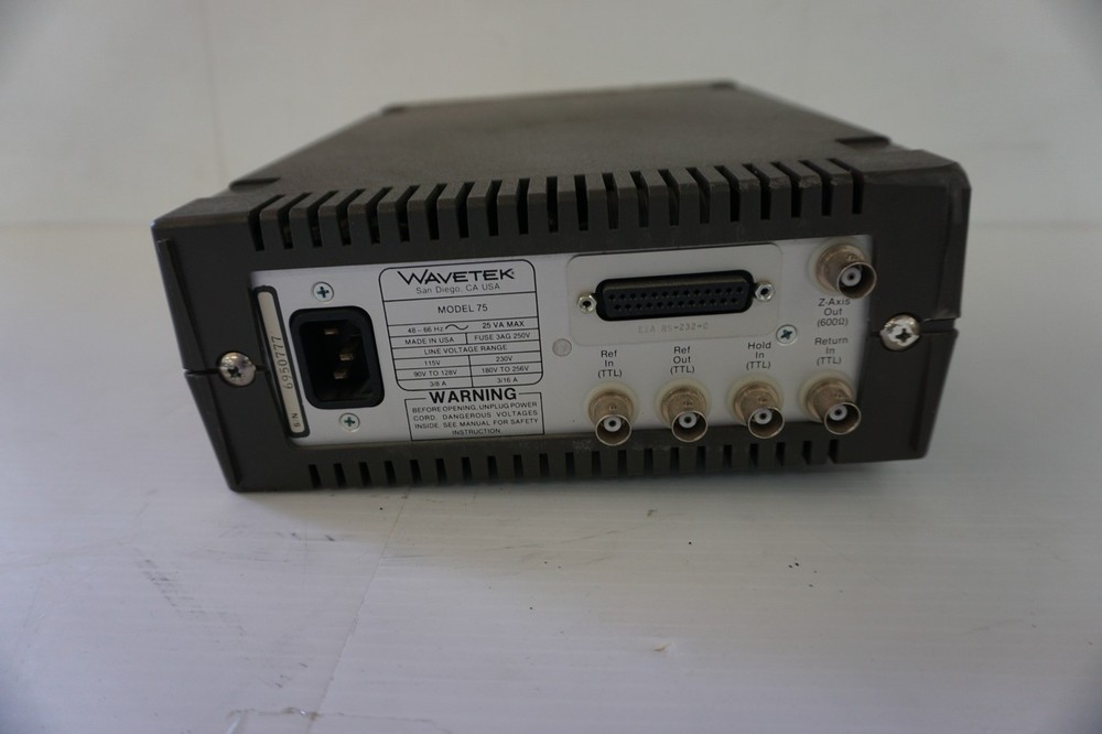WAVETEK ARBITRARY WAVEFORM GENERATOR MODEL 75 (BFR14)
