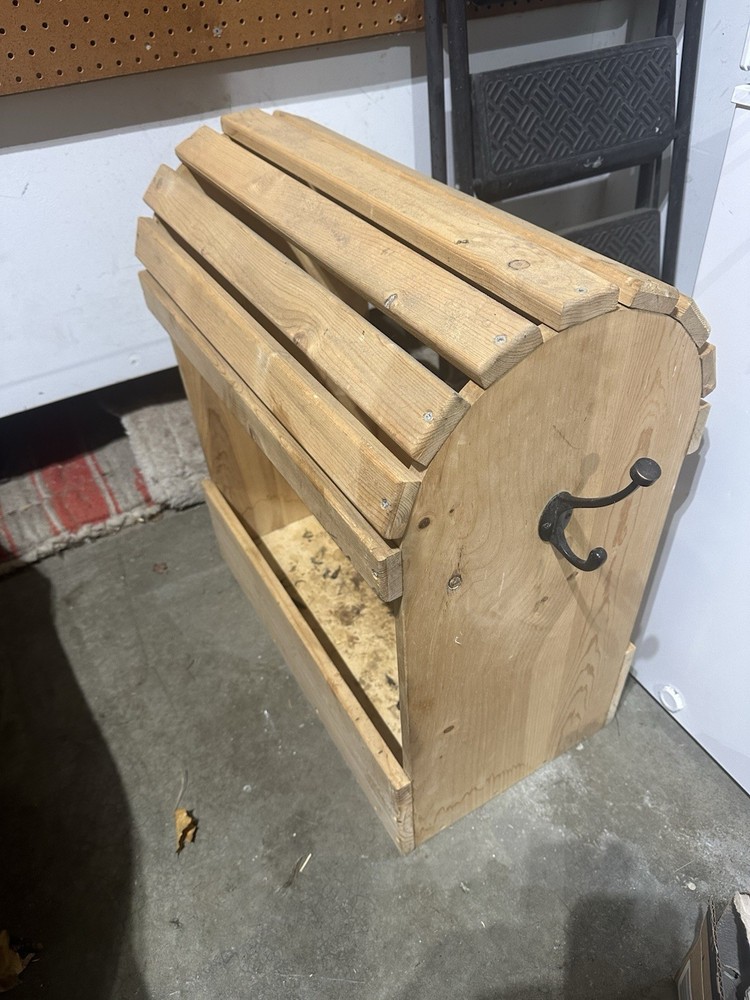 Horse Tack - Wood Saddle Stand