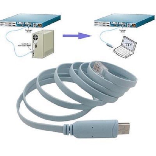 USB to RJ45 Console Adapter Cable for Cisco Routers FTDI
