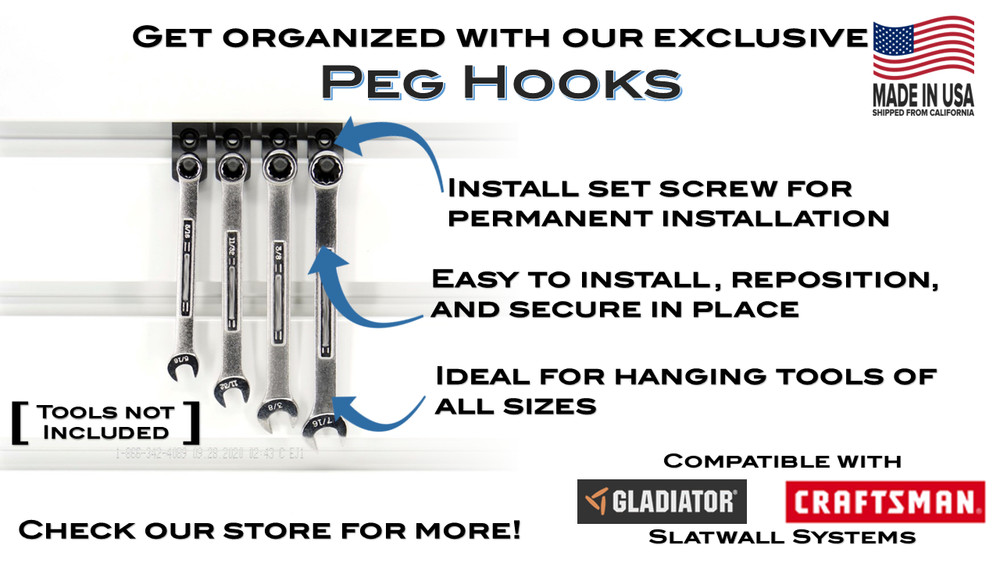 Cable Organizer for Gladiator Gearwall & Geartrack