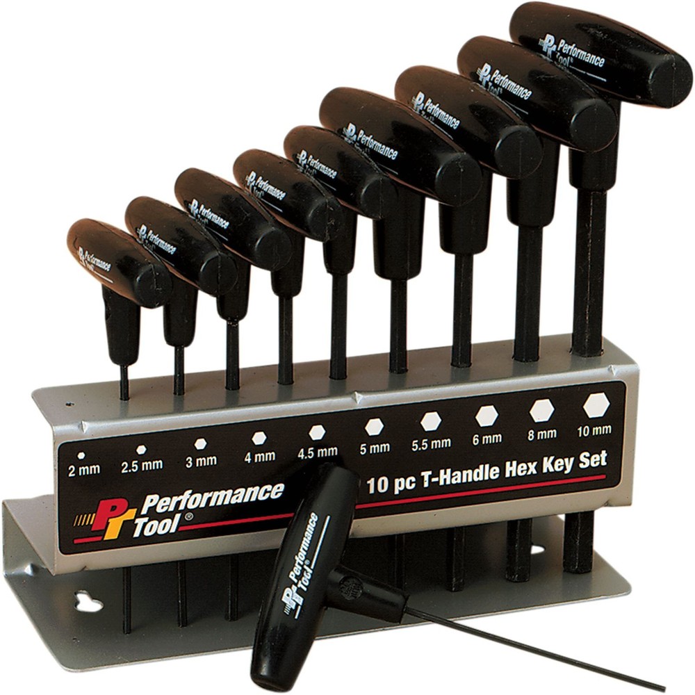 Performance Tool T-Handle Hex Set 10-Pieces W80275