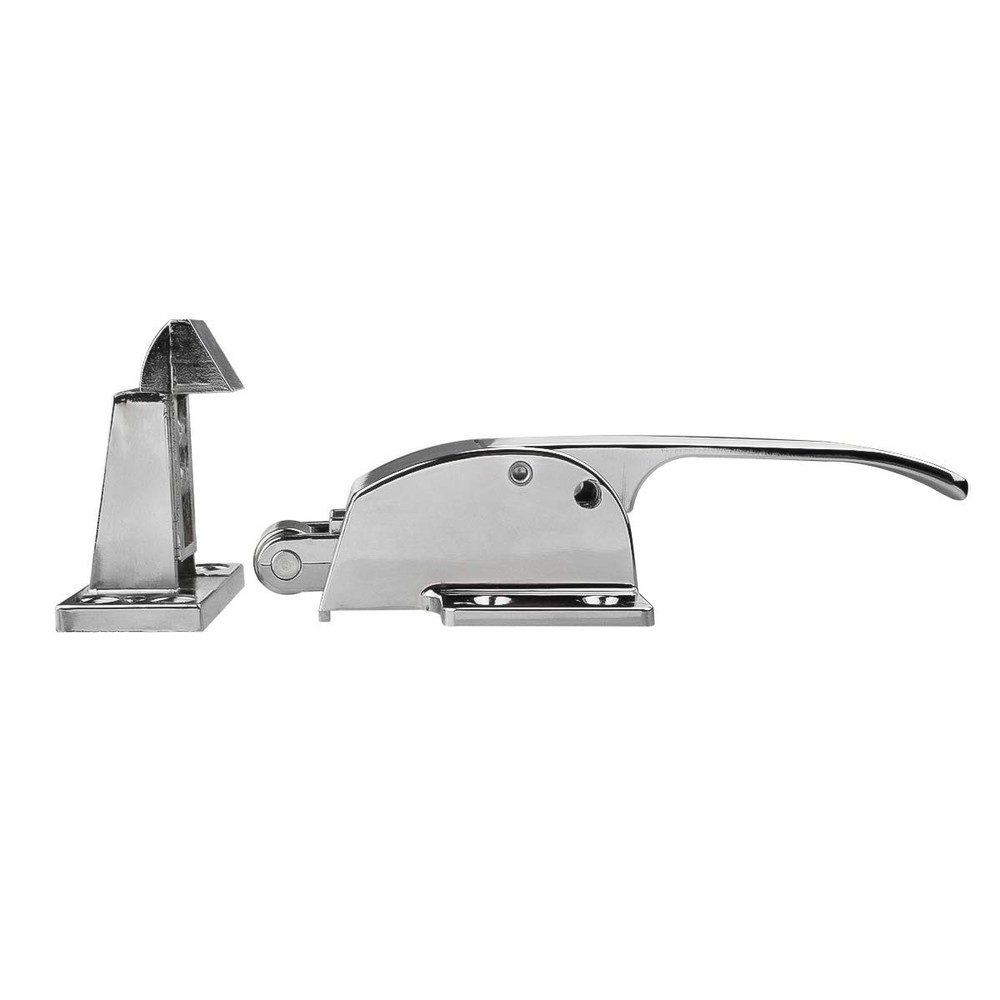 Xnrtop Adjustable Latch Spring Loaded Walk in Freezer Cooler Door Silver