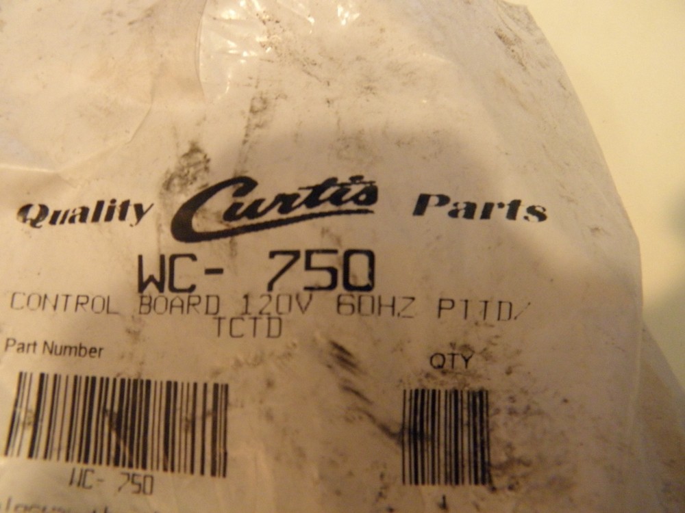 Wilbur Curtis Control Board, WC-750- Genuine OEM Replacement