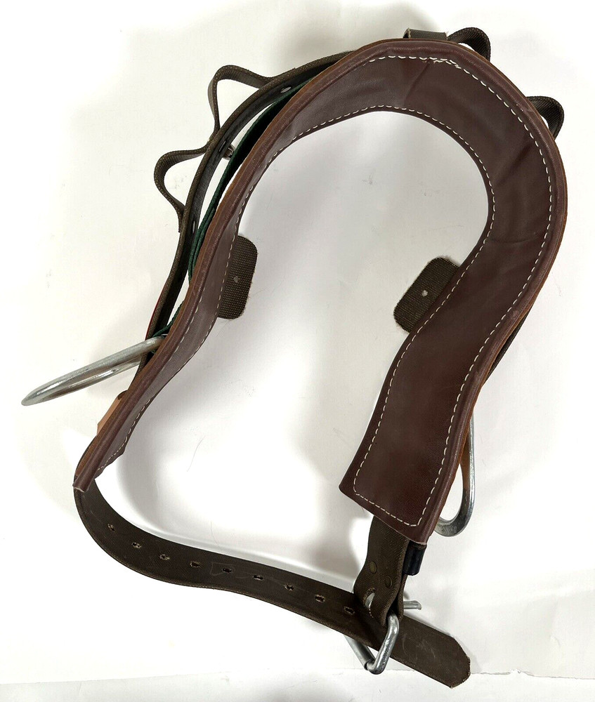 Buckingham Leather Pole Climbing Lineman Safety Belt Size 42