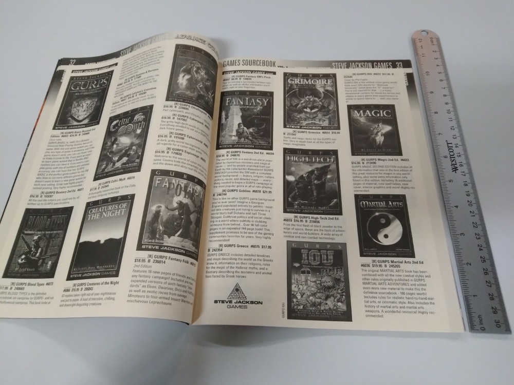 Games Sourcebook Volume 1 Catalog Tabletop Board Games Dungeons and & Dragons