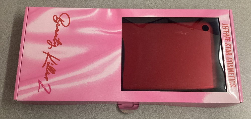 Jeffree Star Beauty Killer Hand Mirror Red Chrome With Box