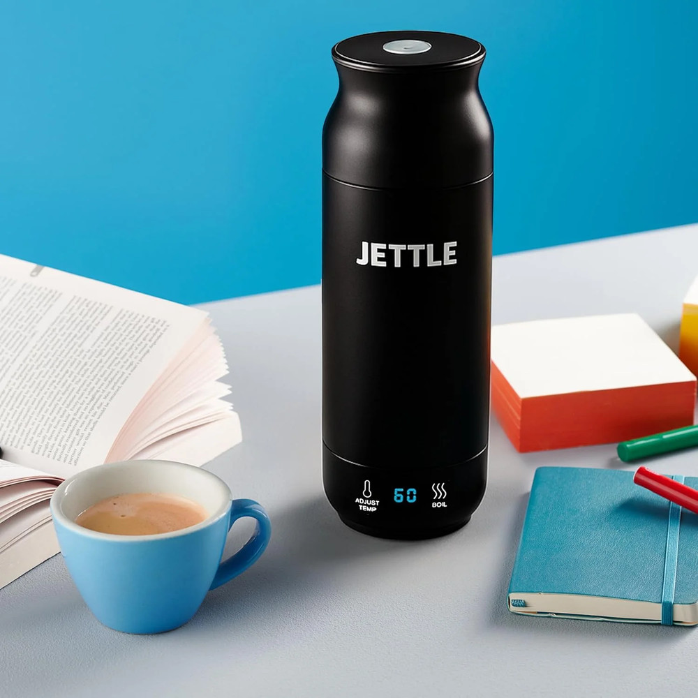 Jettle Electric Kettle 450ml - Stainless Steel Temperature Control Bottle