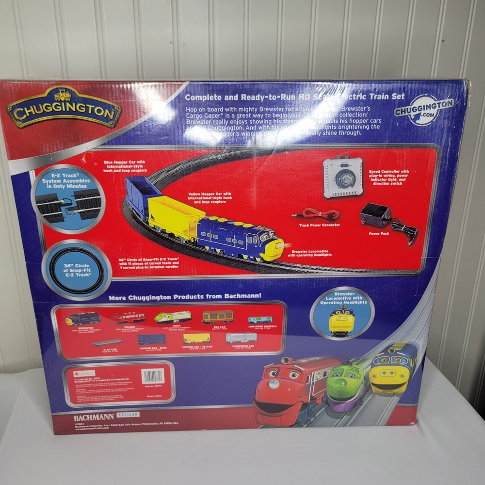 NIB Bachmann Chuggington Brewster’s Cargo Caper Ho Scale Electric Train Set