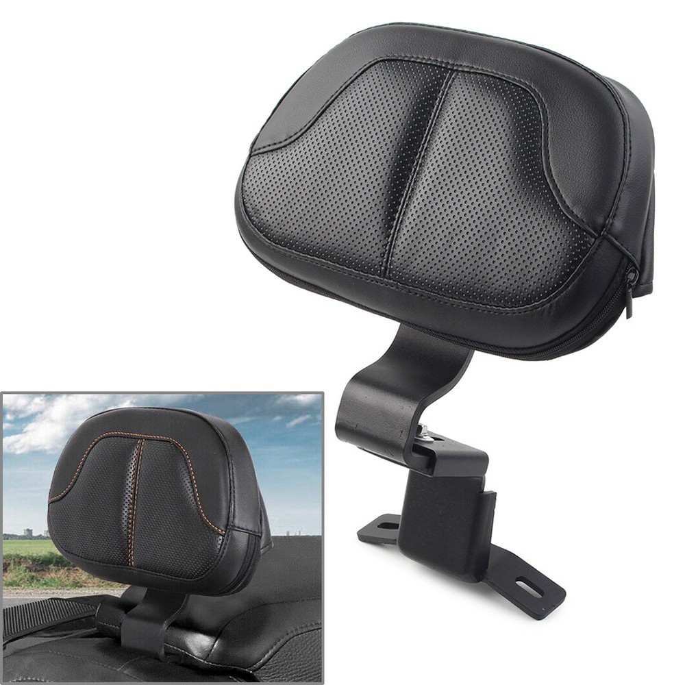 Front Driver Rider Backrest Pad FITS Harley Touring CVO Road Electra Glide
