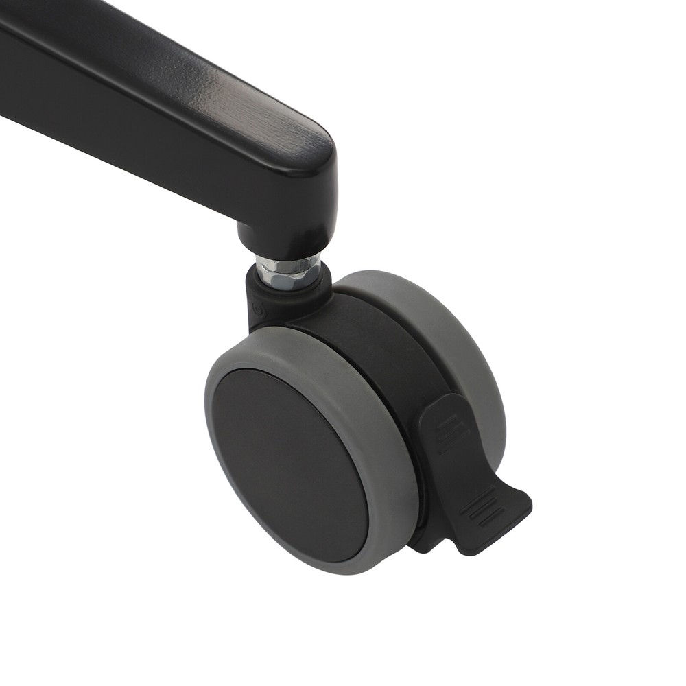 Portable Rolling Laptop Floor Standing Table Mobile Workstation Adjustable Hight