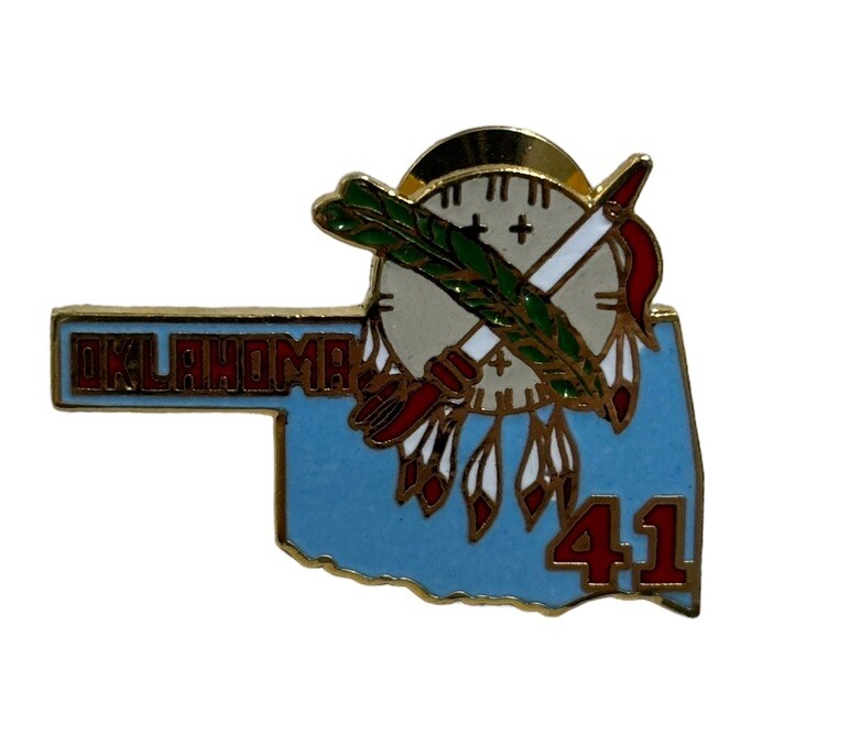 Oklahoma 41 Lapel Pin