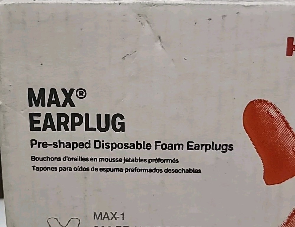 Howard Leight MAX-1 UNCORKED EARPLUGS ( 50 PAIRS )