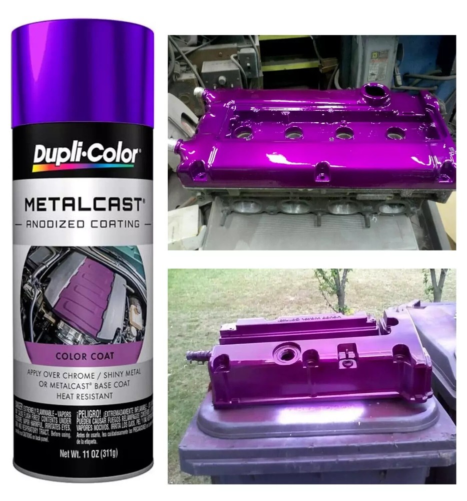 Purple Anodized Coating Spray Can Brake Engine Custom Caliper Paint High Temp