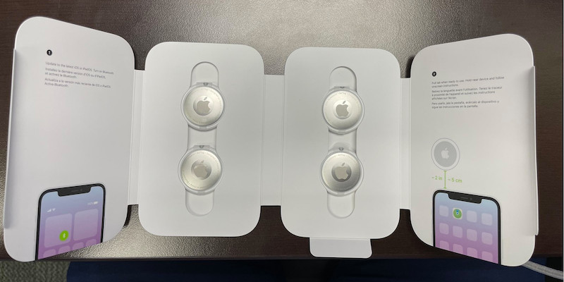 NEW Original Apple AirTag Bluetooth GPS Tracker Silver A2187 For iPhone & iPad