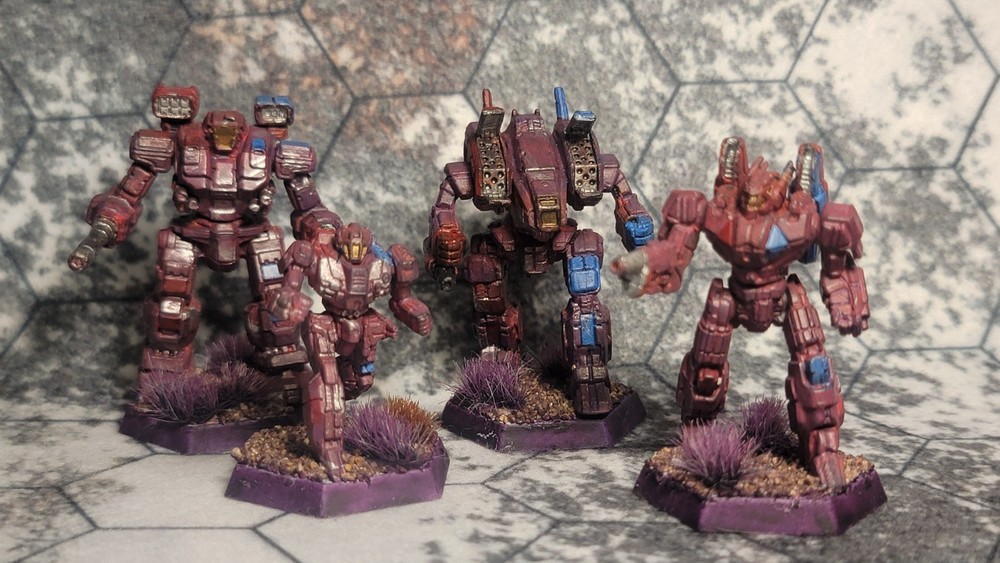 Battletech House Marik Lance Custom Painting