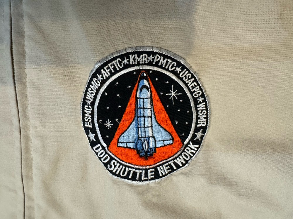 Vintage NASA Space Shuttle Jacket - DOD Shuttle Network- Shuttle Support Team