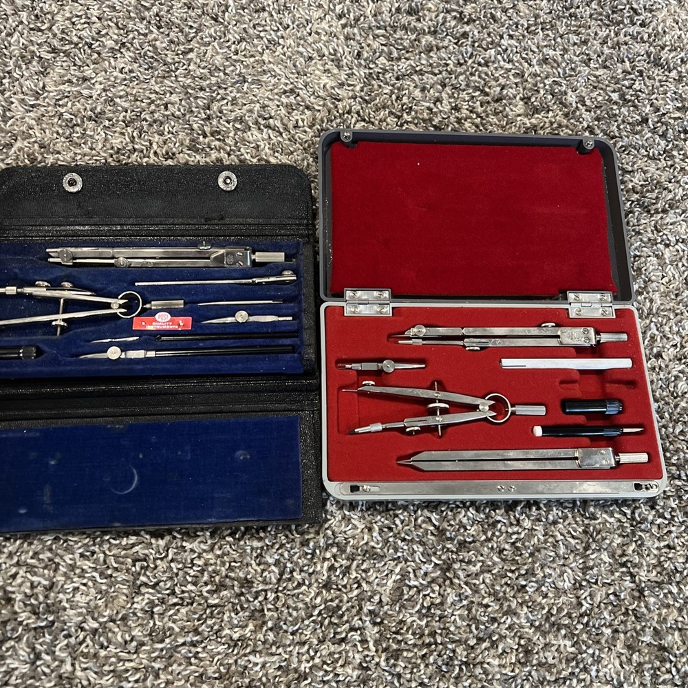 Vintage POST Company Techmaster 1142/1143 Drafting Set Made in Germany