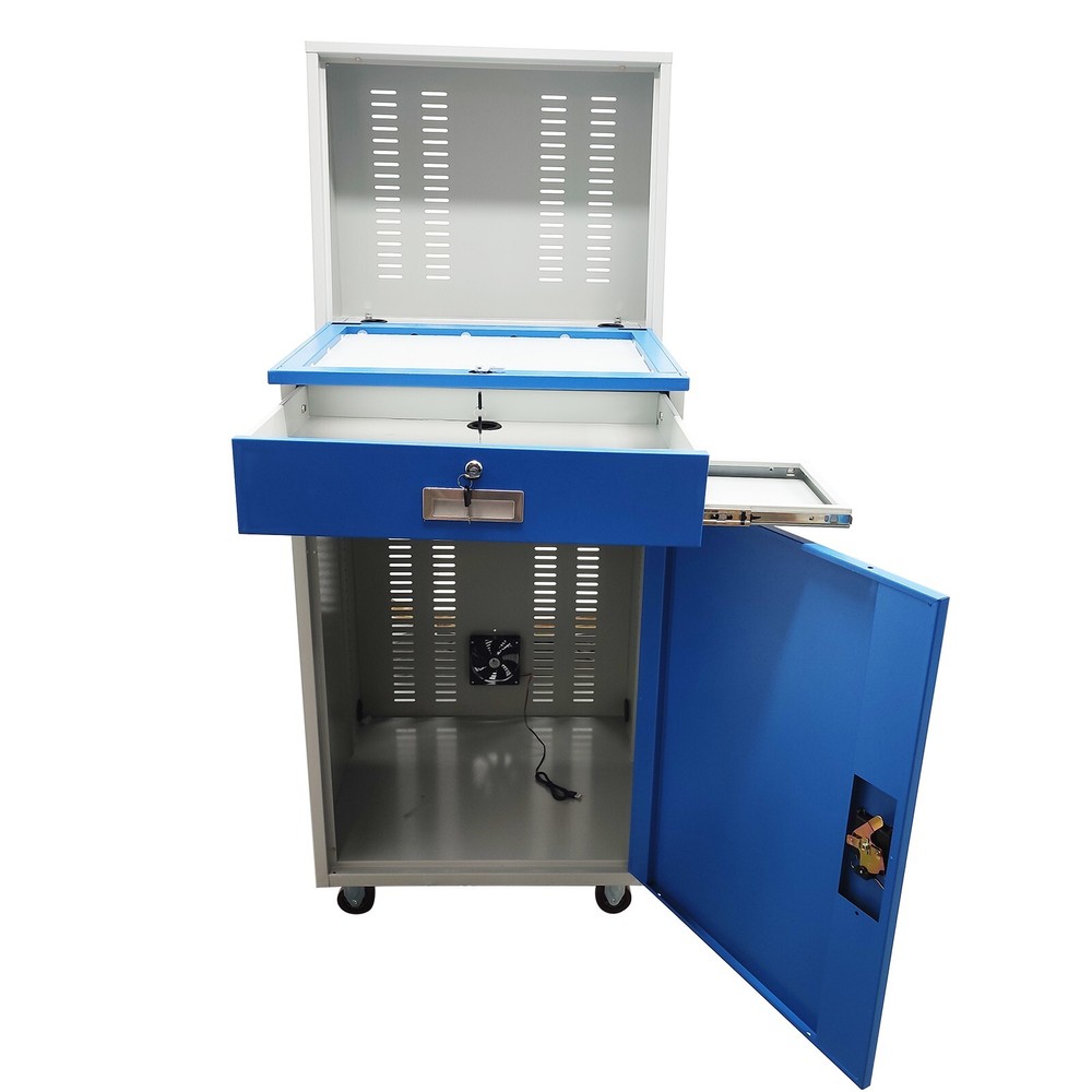 Industrial Computer Mobile Dustproof Anti-theft Cabinet Computer Security Cabine