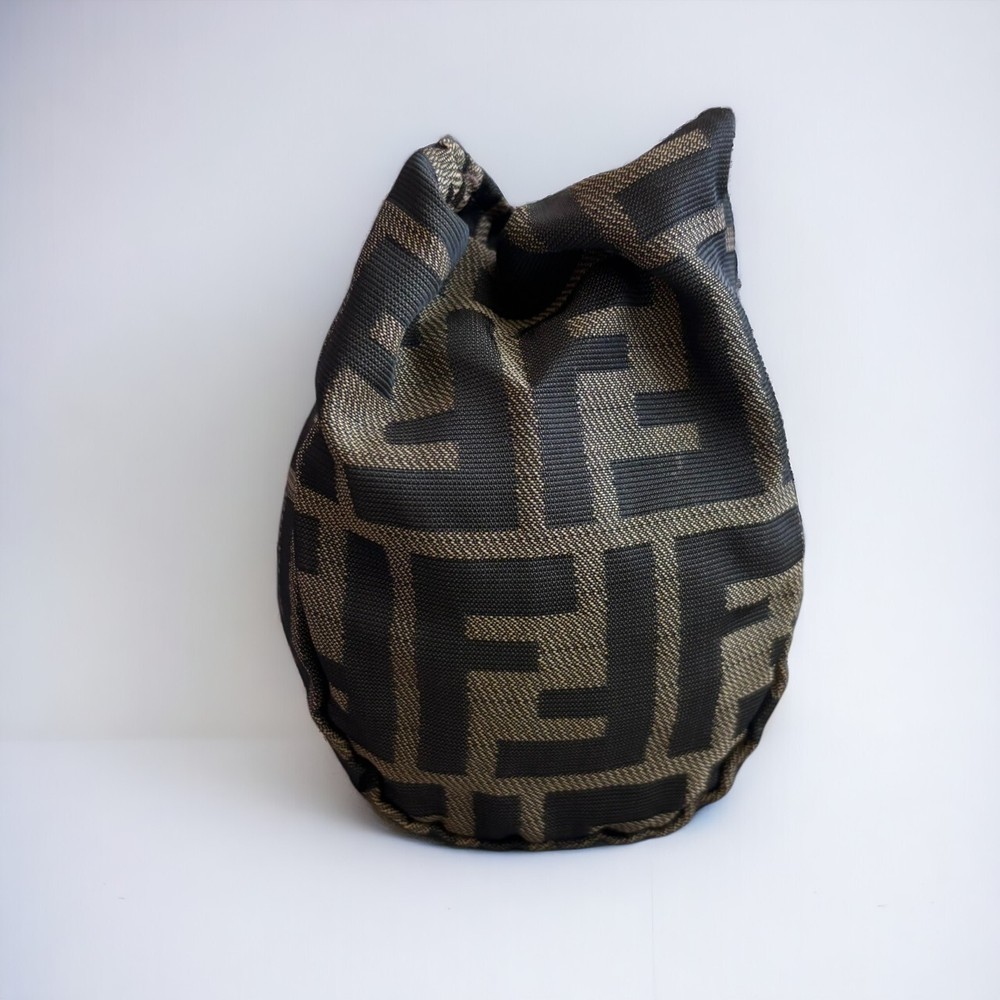 Fendi Zucca Pouch Accesary Purse Authentic