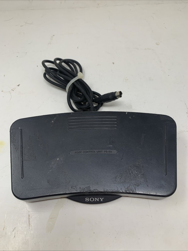 Sony FS-80 Foot Control Unit Pedal for Dictation Transcriber Machine