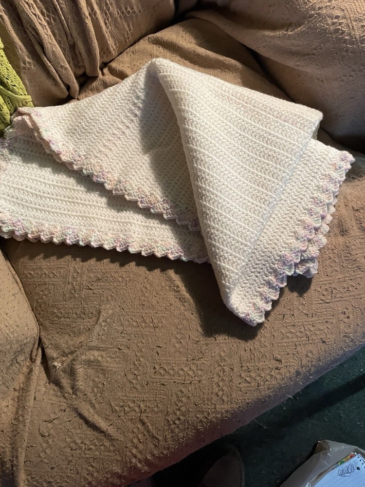hand crocheted baby blanket