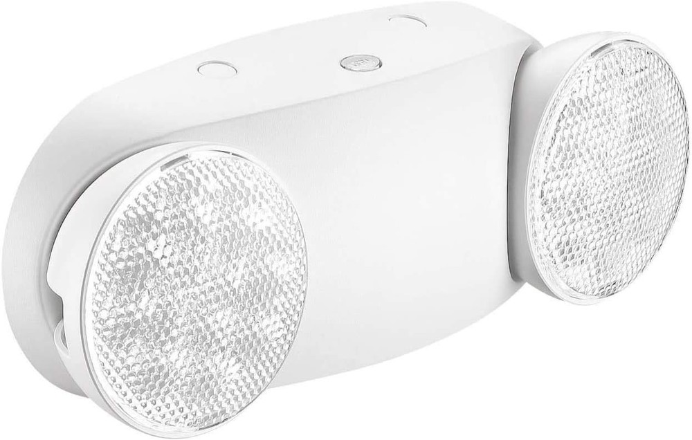 LED Emergency Exit Light Adjustable Dual Head Lamp with Battery Backup UL