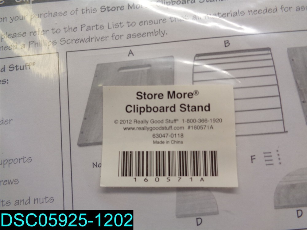 Clipboard Stand, Organizational Tool, Easy Assembly, Sturdy Clipboard Holder