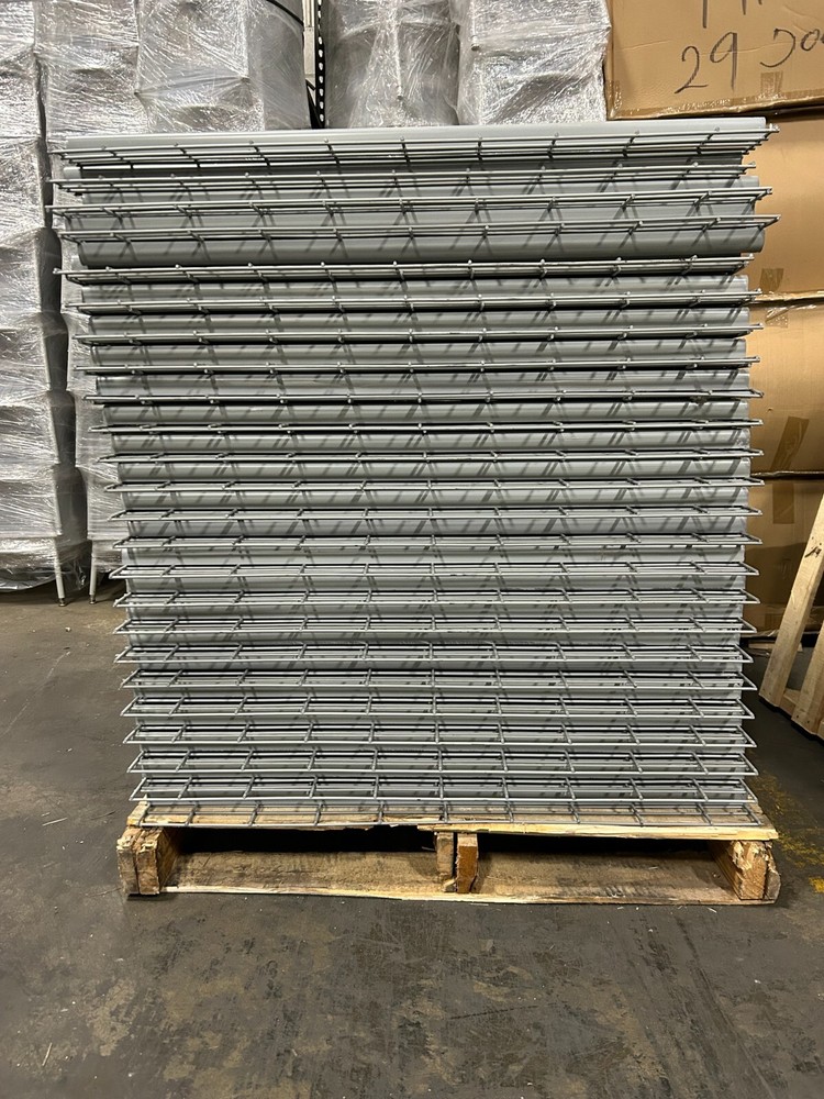 PALLET RACK WIRE DECKING- FLAT FLUSH DECK, 3-CHANNEL, FITS 42" DEPTH RACKING