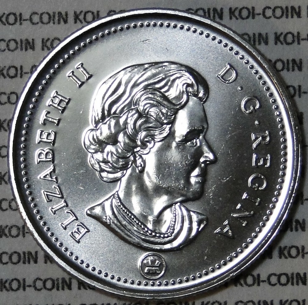 BU UNC Canada 2011 50 cent 50c half dollar coin from mint roll