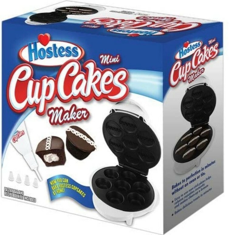 HOSTESS MINI CUPCAKES MAKER PASTRY BAG & RECIPES NIB