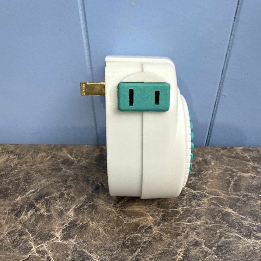 Timex Single Setting Wall Plug In Timer - 1875 Watt Capacity Model TX12621X