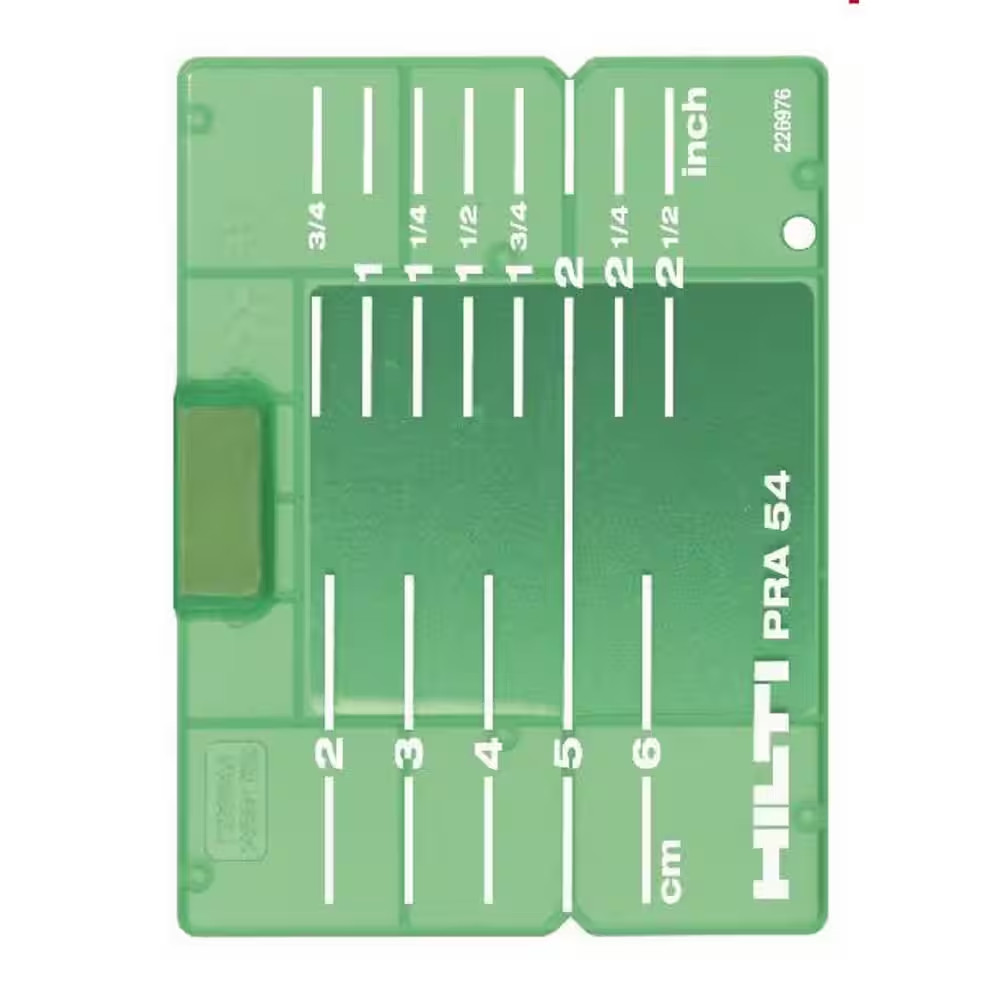 PRA 54 Imperial/Metric Target Plate, Green