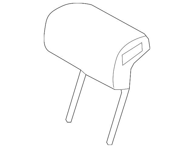 Genuine Audi Headrest 8R0-885-973-M-SG4