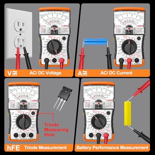 S471 Analog Pointer Multimeter, High Sensitivity Needle Meter Analog - Pointer
