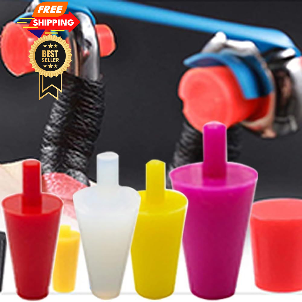 WerkaSi Silicone Plugs Rubber Stoppers 60 Pack assorted size, Multicolor