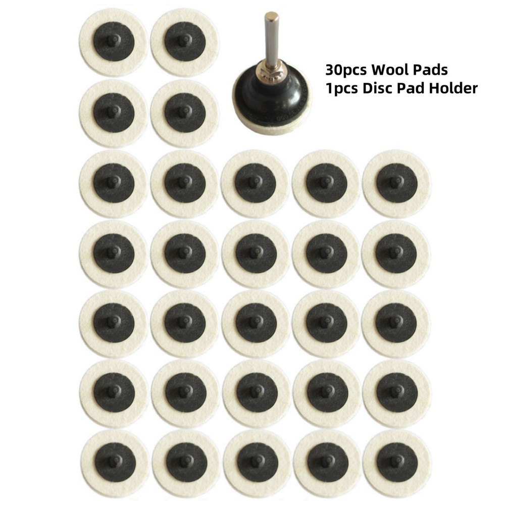 Approximately 8mm thick Disc Polishing Buffing Pads Sanding Wheels Holder