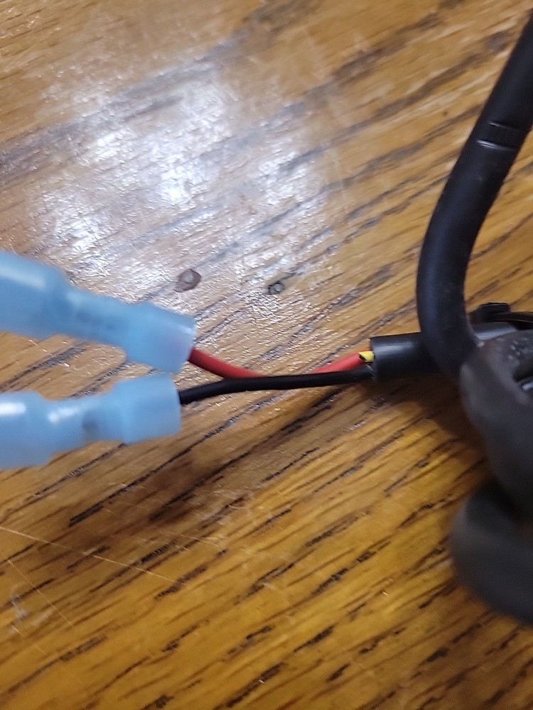 Lowrance Blue End Power Cable