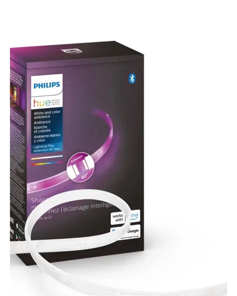 Philips Hue 40 In. Plug-In LED Bluetooth Lightstrip Plus Extension - 555326