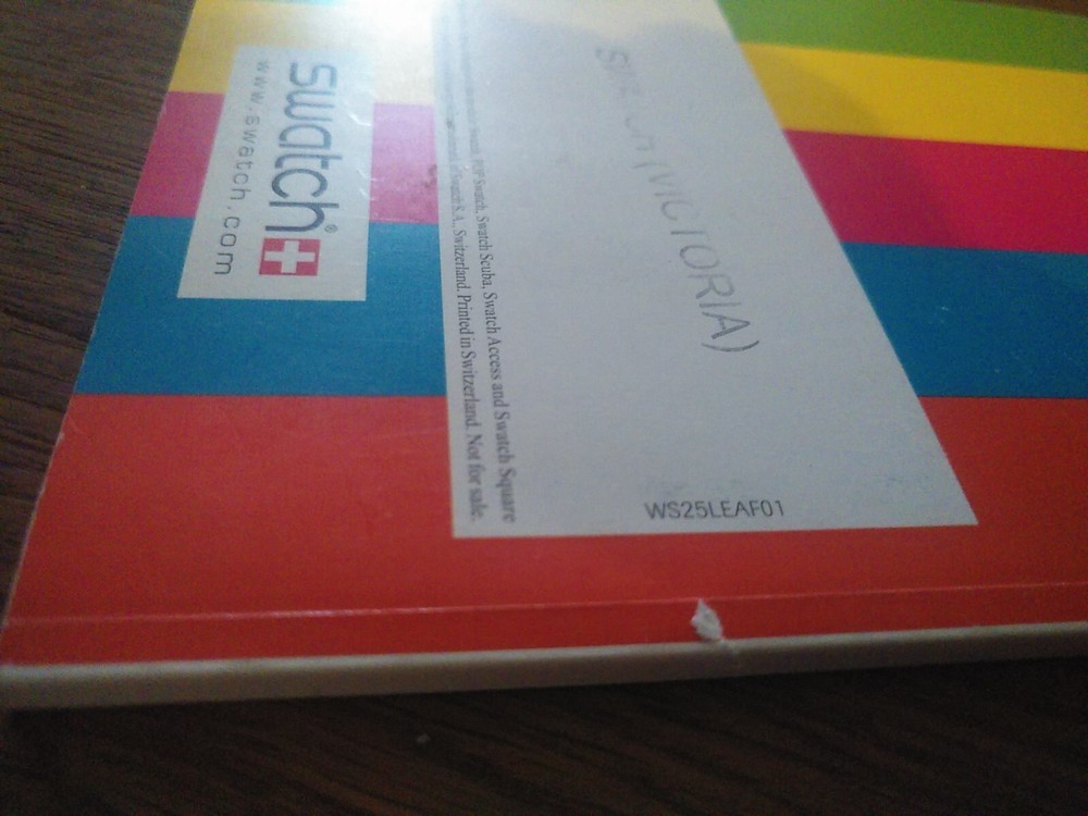 Swatch Watch Spring Summer Collection 2001 Catalogue, Unread Condition