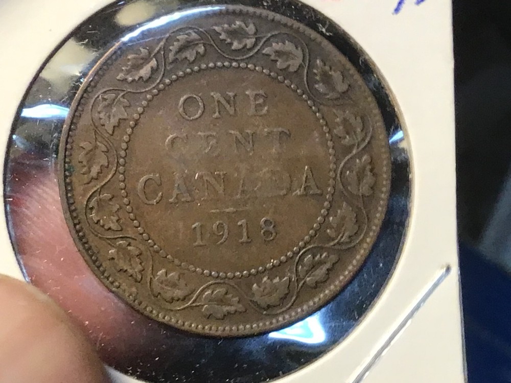 1918 Canada Large Cent, 1 Coin