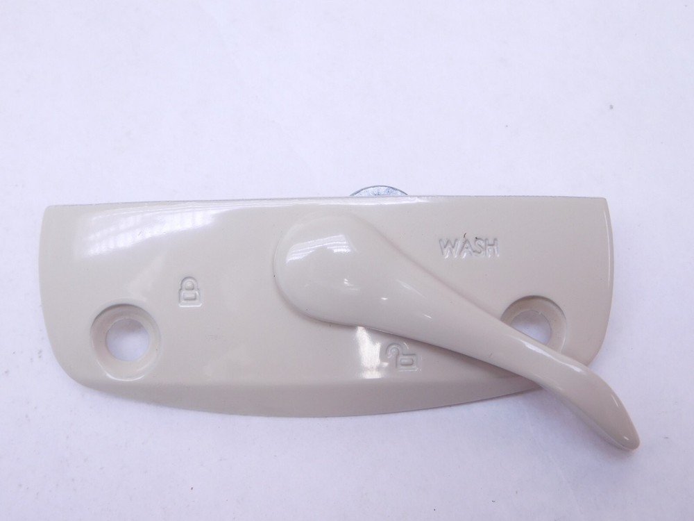 Ashland Window Hardware BEIGE Tan Sash Lock Latch DualTech LOCK/UNLOCK/WASH (PP)