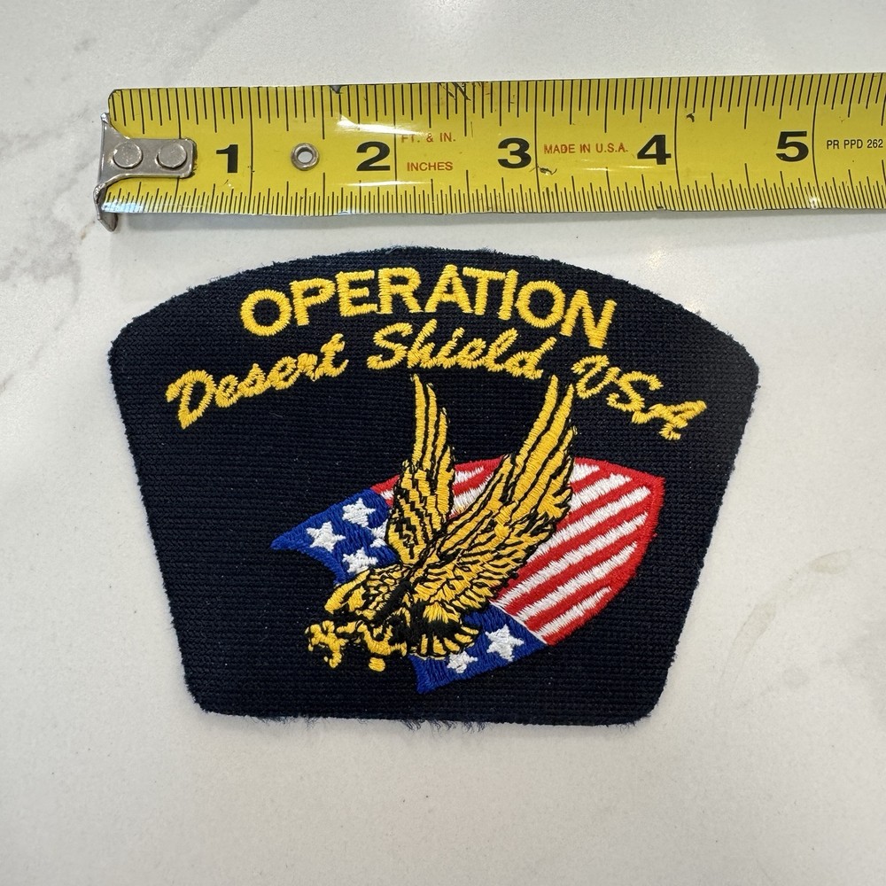 Vintage 1990s Operation Desert Storm USA Original Patch