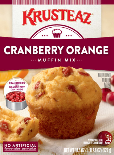 Krusteaz Supreme Cranberry Orange Muffin Mix 2 Pack