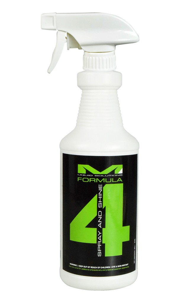 Matrix Liquid Solutions Formula 4 Biodegradable Spray&Shine Detailer 32oz 9 Pack